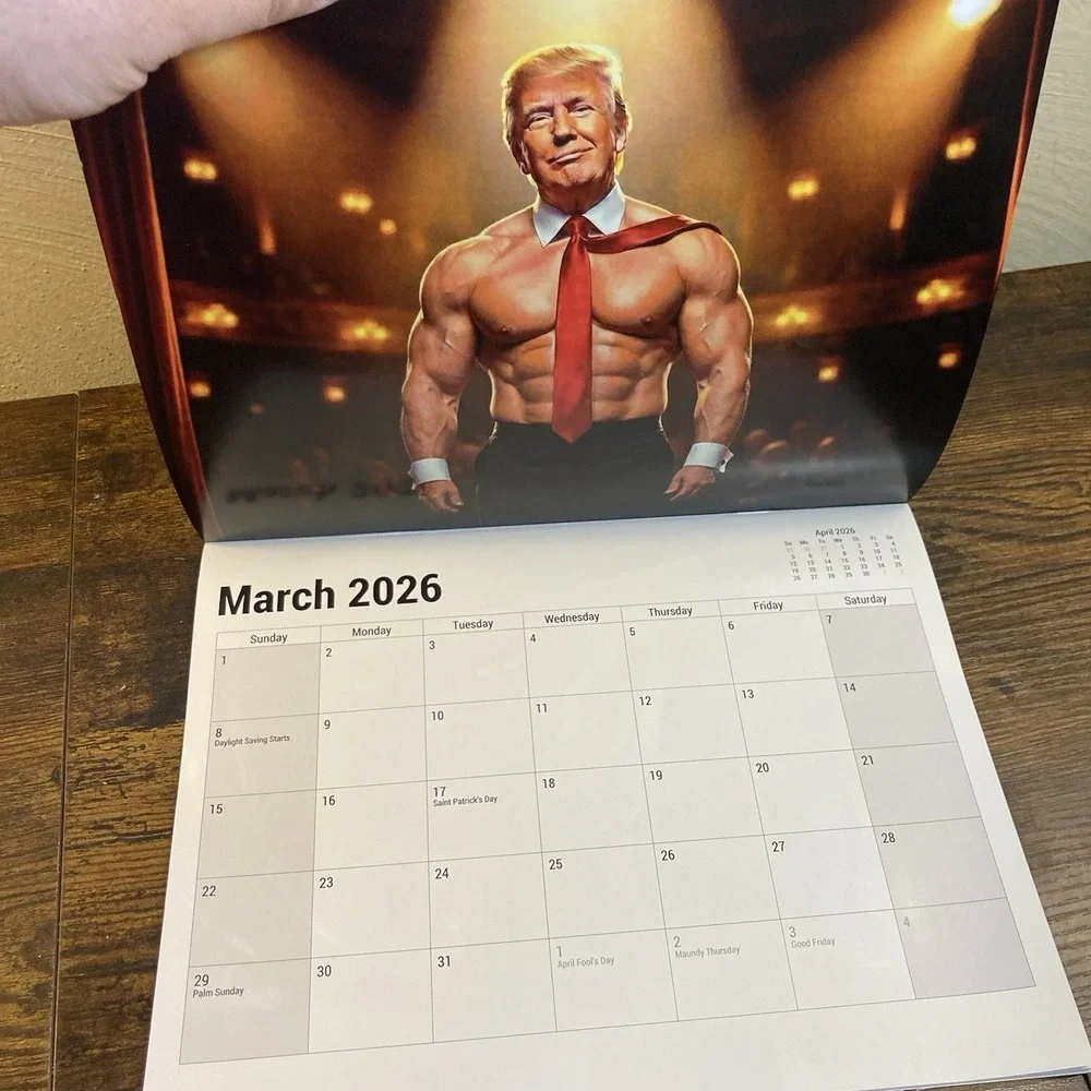 Sexy Trump 2026 Calendar AI‎ Parody
